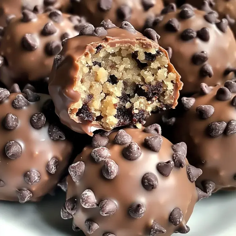 Chocolate Chip Cookie Dough Protein Balls!