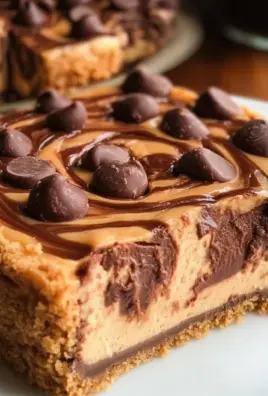 Chocolate Peanut Butter Swirl Cheesecake