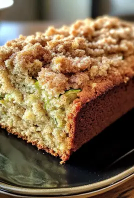 Cinnamon Streusel Topped Zucchini Bread Bakery Style: A Stunning Loaf