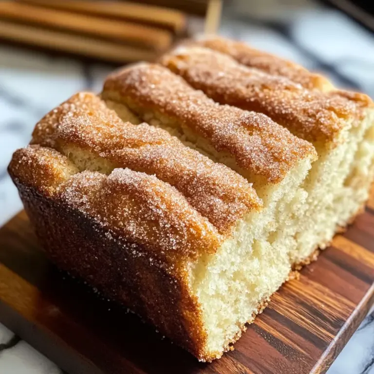 Cinnamon Sugar Donut Bread: A Sweet Delight Awaits!