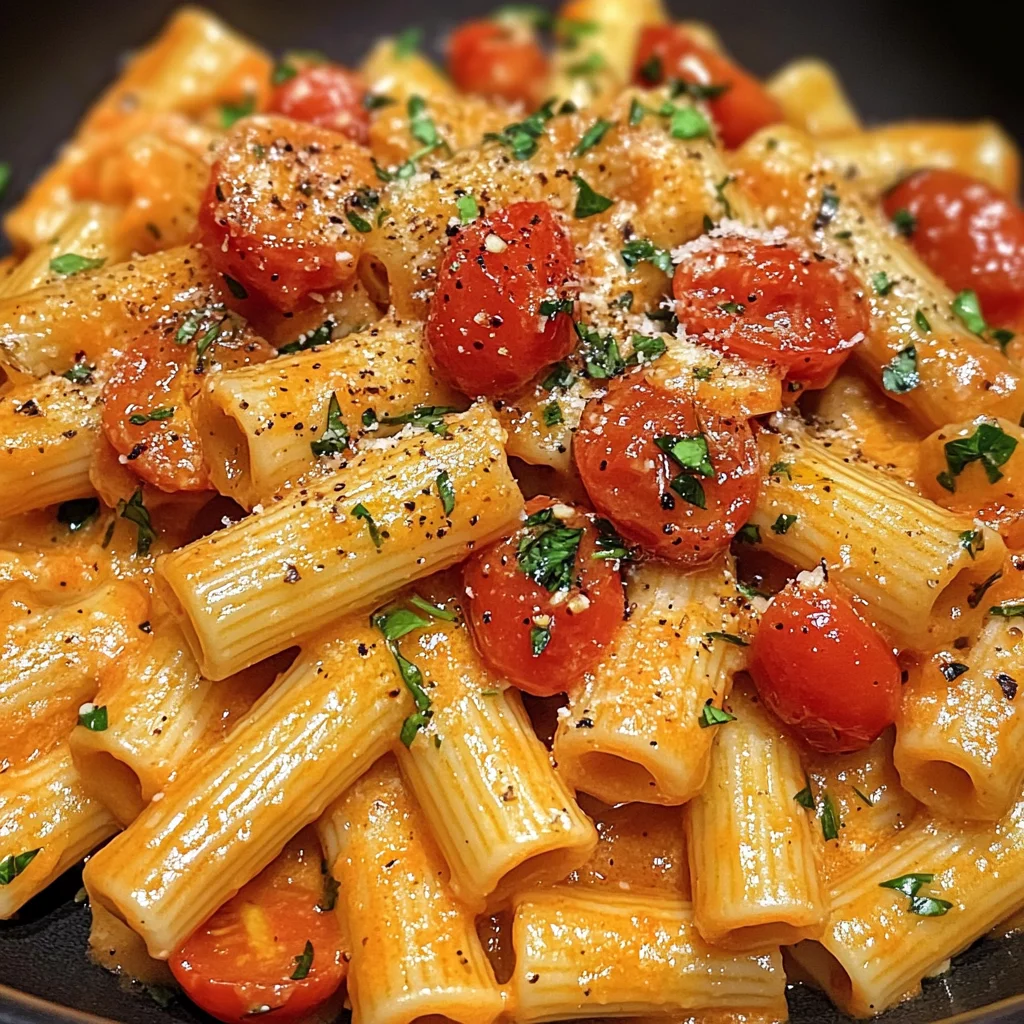 Creamy Tomato Garlic Pasta