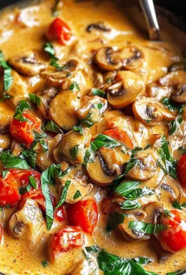Creamy Tuscan Marry Me Mushrooms