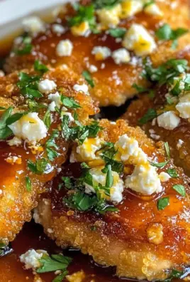 Crispy Hot Honey Feta Chicken