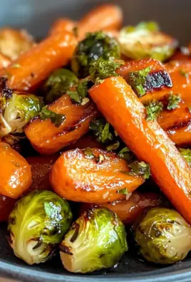 Crispy Maple Glazed Carrots and Brussel Sprouts - Alrightwithme