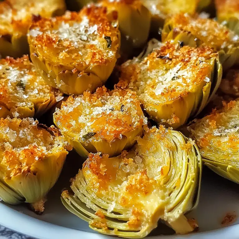 Crispy Parmesan Artichoke Hearts