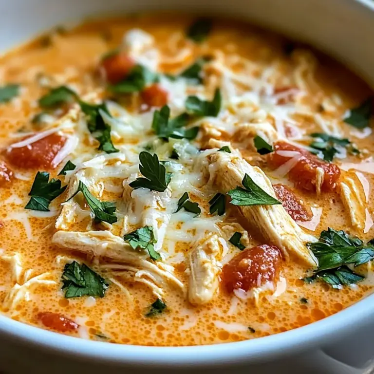 Crock Pot Creamy Chicken Parmesan Soup