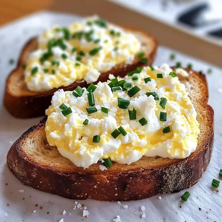 Easy 6-Ingredient Egg and Ricotta Toast