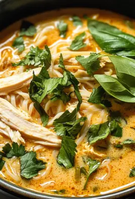 Easy Thai Chicken Curry Soup