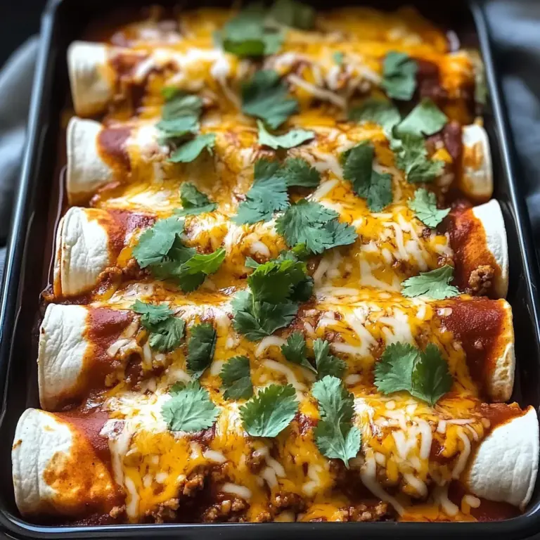 Ground Turkey Black Bean Enchiladas