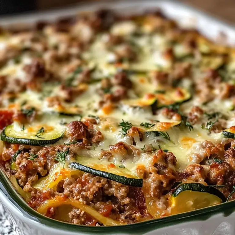 Ground Turkey Zucchini Casserole – Healthy Comfort Food