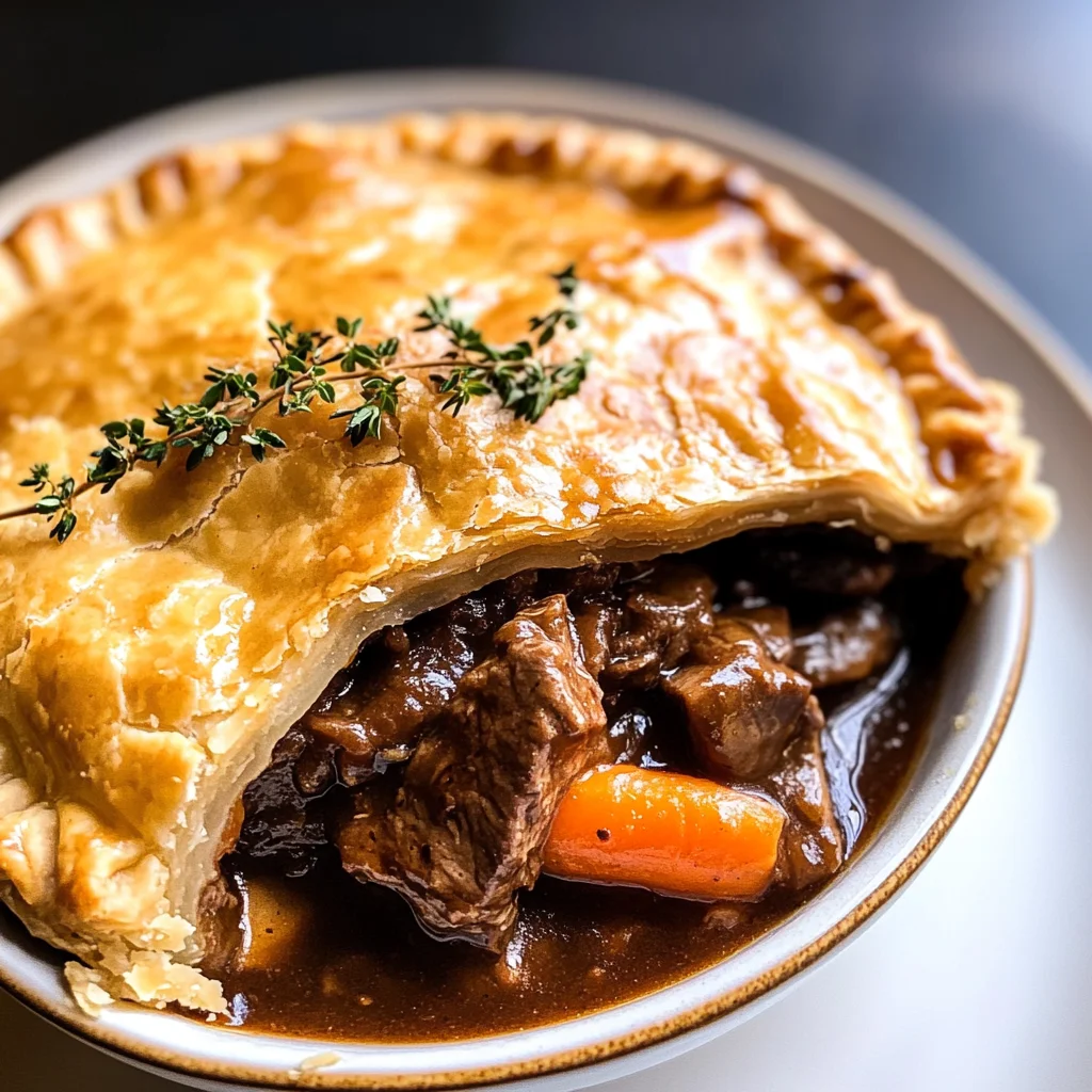 Guinness Braised Beef Pot Pie