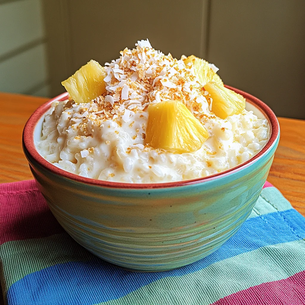Hawaiian Rice Pudding {aka Rice Hawaiian}