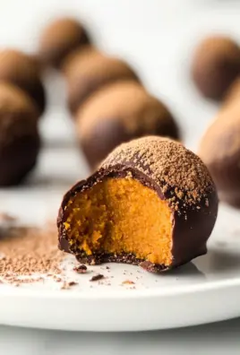 Healthy Pumpkin Truffles