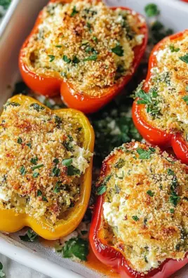 Herby Ricotta Stuffed Peppers