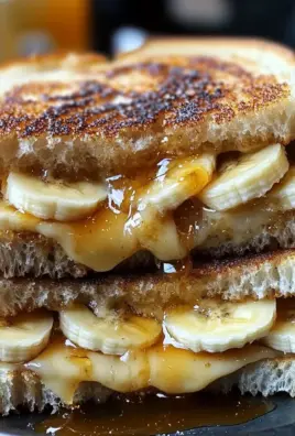 Honey Banana Grilled Cheese Sandwich