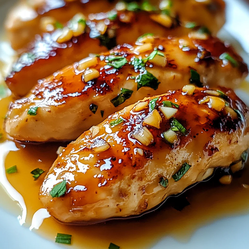 Honey Garlic Chicken Breasts