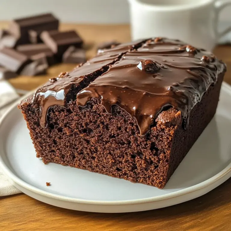 Hot Fudge Brownie Bread