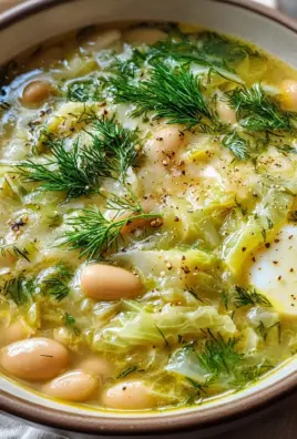 Lemon Dill Cabbage Soup