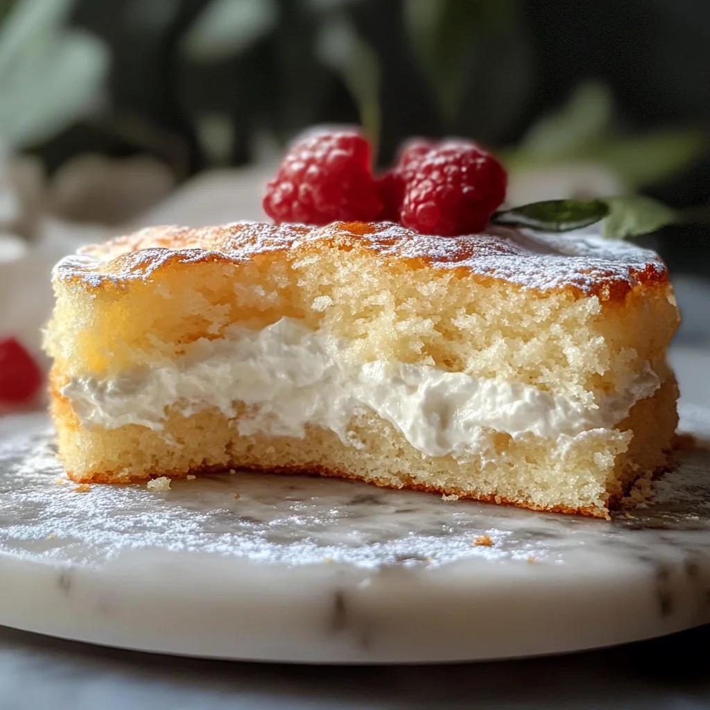 Light & Fluffy Yogurt Cloud Cake – The Best Airy Dessert !