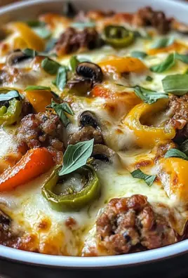 Low Carb Crustless Pizza Bowl