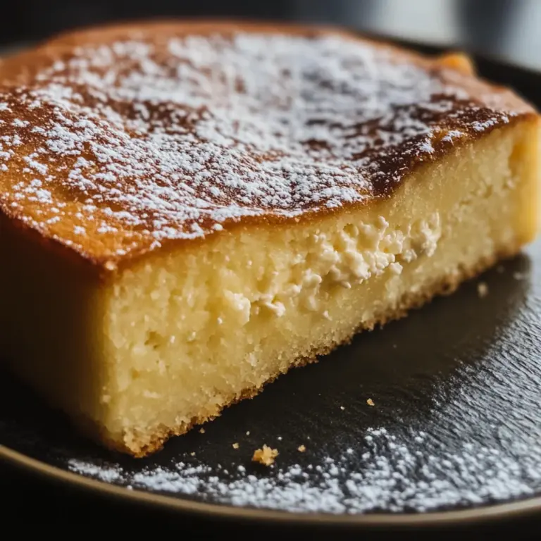 MIGLIACCIO: RICOTTA AND SEMOLINA CAKE