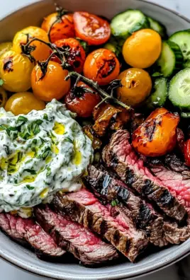 Mediterranean Steak Bowl Recipe