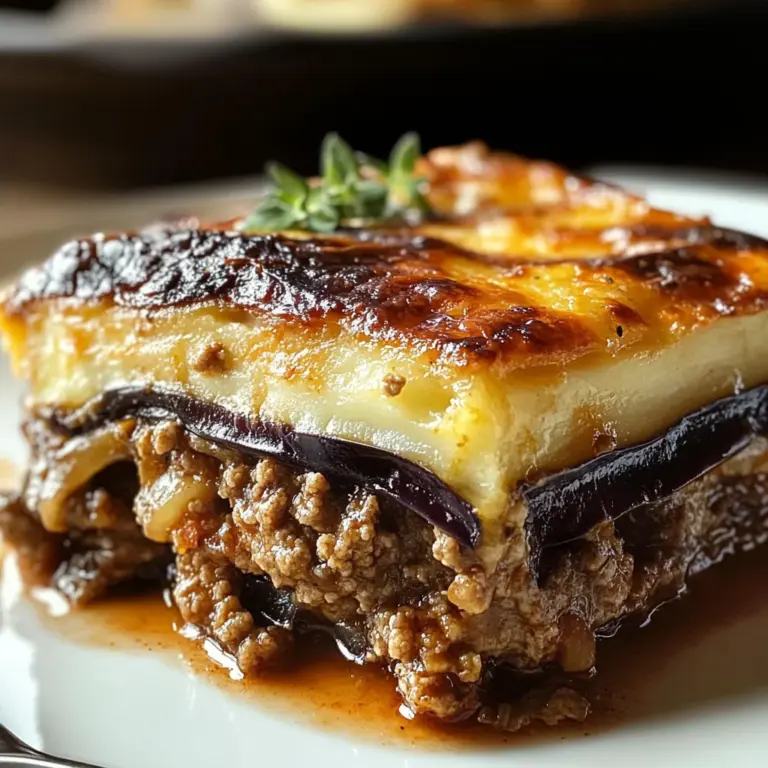 Outrageously Delicious Greek Moussaka