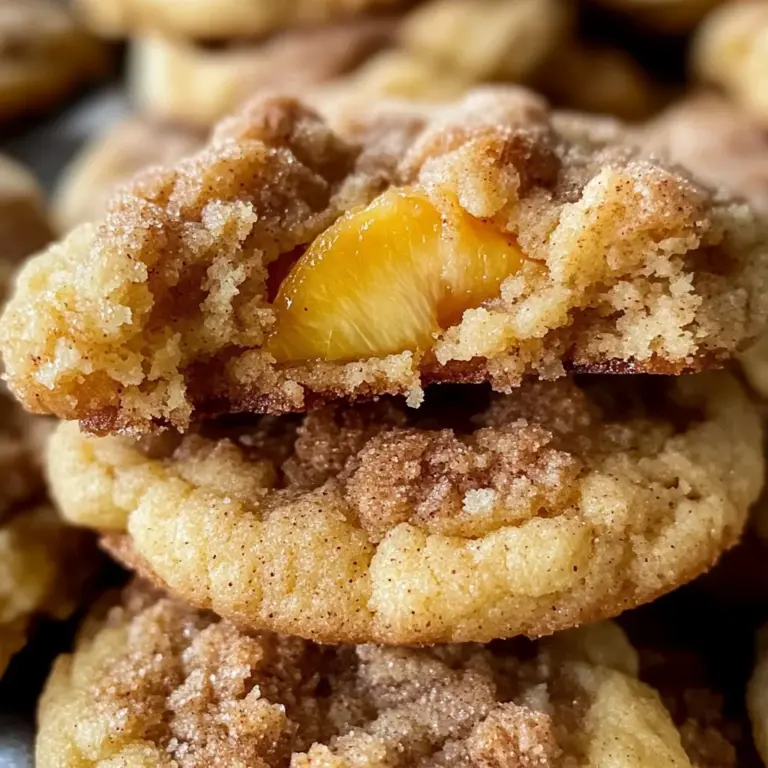 Peach Cobbler Cookies