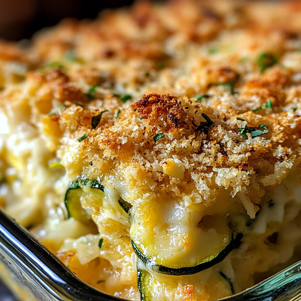 Quick Baked Zucchini Parmesan Casserole