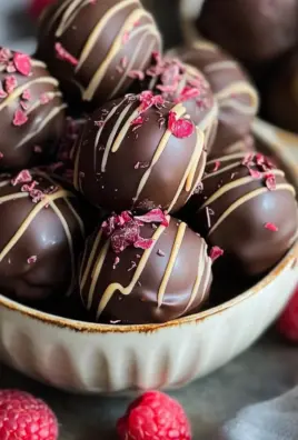 Raspberry Chocolate Truffles
