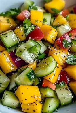Refreshing Mango Cucumber Salad