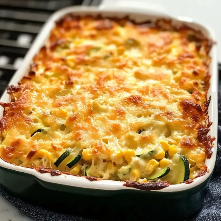 Savory Garden Zucchini Casserole - Alrightwithme