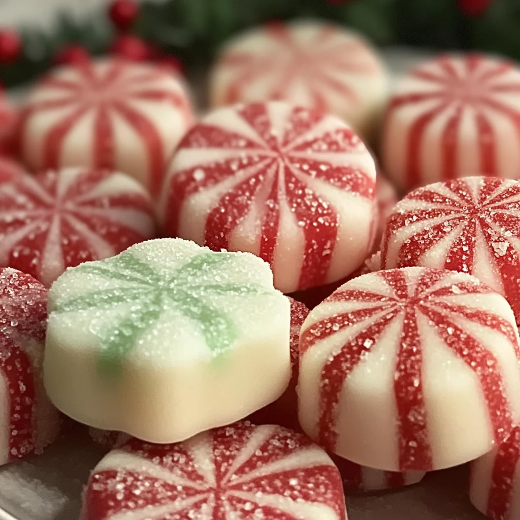 Soft Christmas Peppermints (Old-Fashioned Butter Mints)