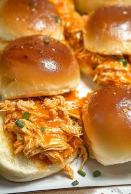 Spicy Buffalo Chicken Sliders