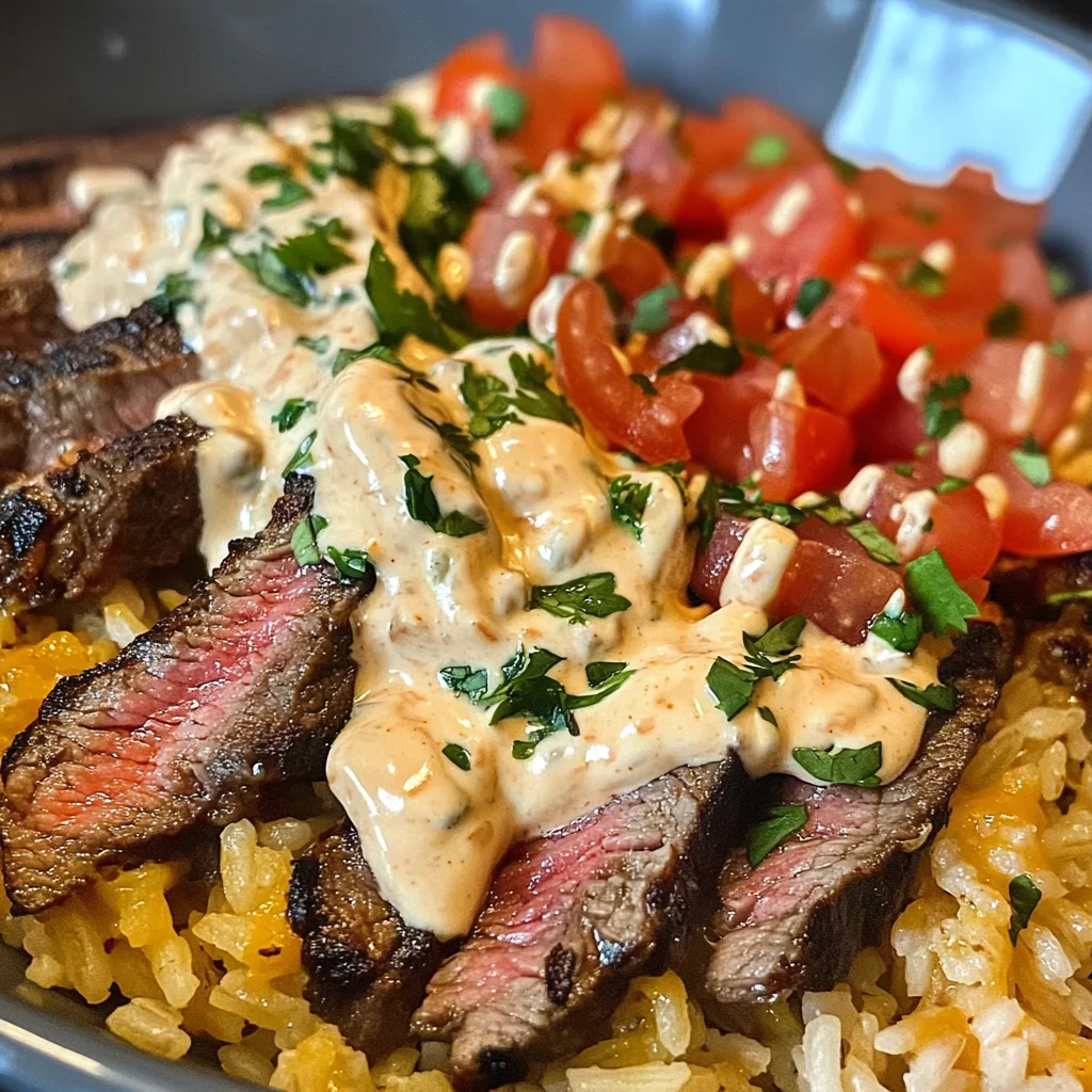 Steak Queso Rice : A Flavorful Recipe