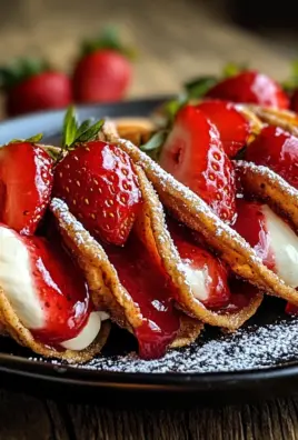 Strawberry Cheesecake Dessert Tacos – Best Sweet Taco Recipe