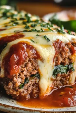 Stuffed Italian Meatloaf