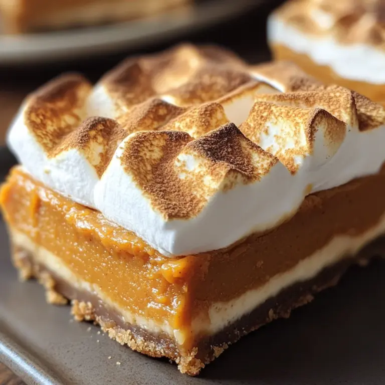 Sweet Potato Pie Bars