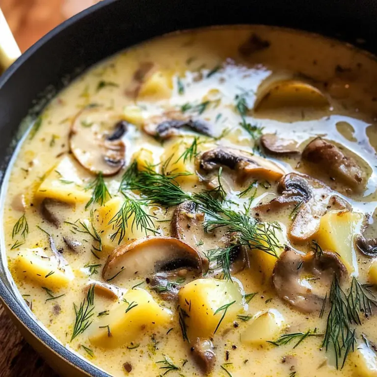 The BEST Mushroom Soup Recipe
