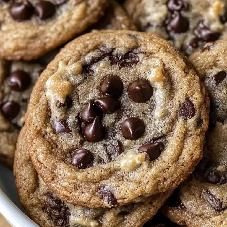 Thick Espresso Chocolate Chip Cookies