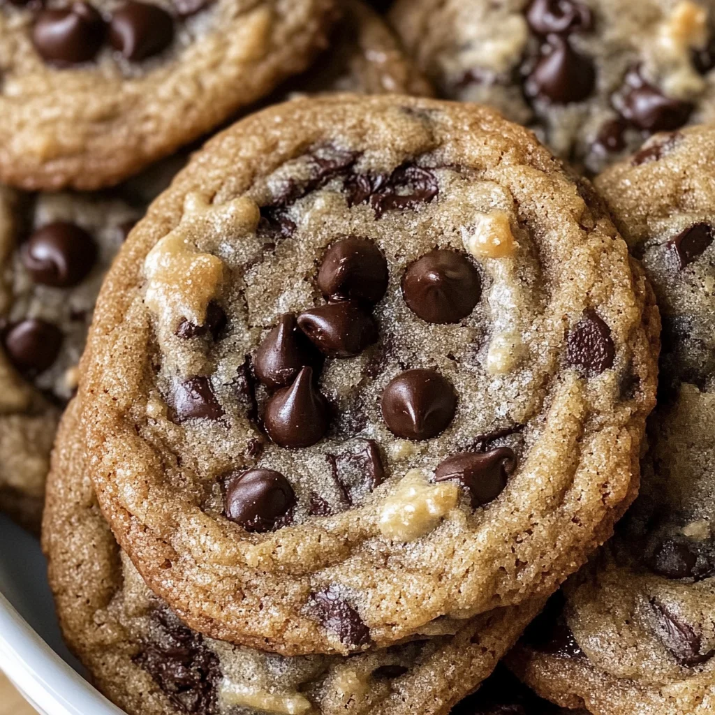 Thick Espresso Chocolate Chip Cookies