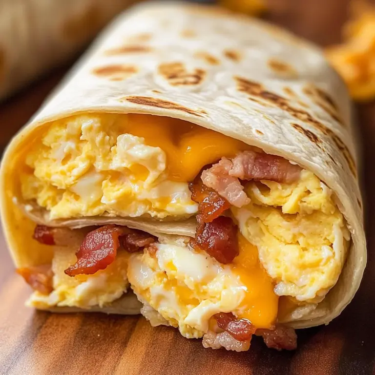 Turkey Bacon Egg and Cheese Breakfast Burritos