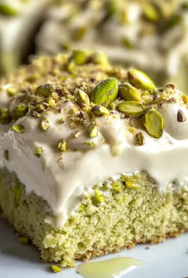 Vegan Pistachio Tres Leches (3 Milk Cake)