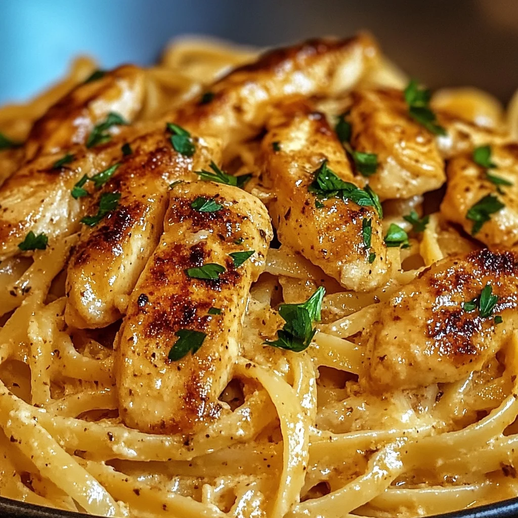 the best Cowboy Butter Chicken Linguine