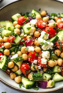 10-Minute Mediterranean Chickpea Salad