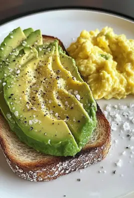 Avocado Toast & Fluffy Scramble with Iced Matcha