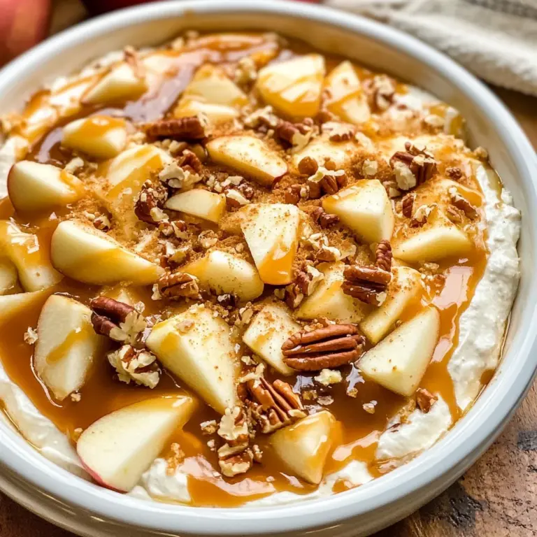 Caramel Apple Cheesecake Dip Recipe