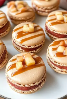Caramel Apple Pie Macarons
