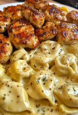Cheesy Garlic Cajun Chicken Tortellini with Velveeta Cream Sauce