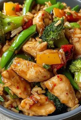 Chicken Veggie Rice Stir-Fry